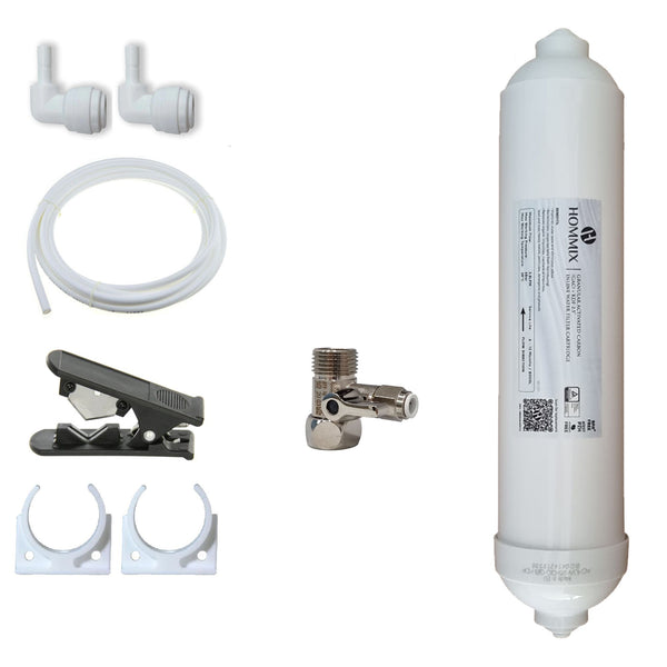 Hommix Advanced Single Filter Under-sink Drinking Water Filter Kit System Including Accessories & Fittings