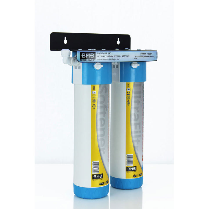 BMB Zada Pro Under Sink Inline Water Filter System with Hommix Vega Chrome 3 Way Triflow Tap - Hommix UK