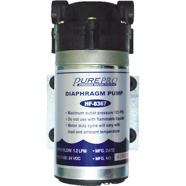 Pure-Pro Diaphragm Booster Pump 50GPD~75GPD (HF-8367) for Reverse Osmosis Systems - Hommix UK