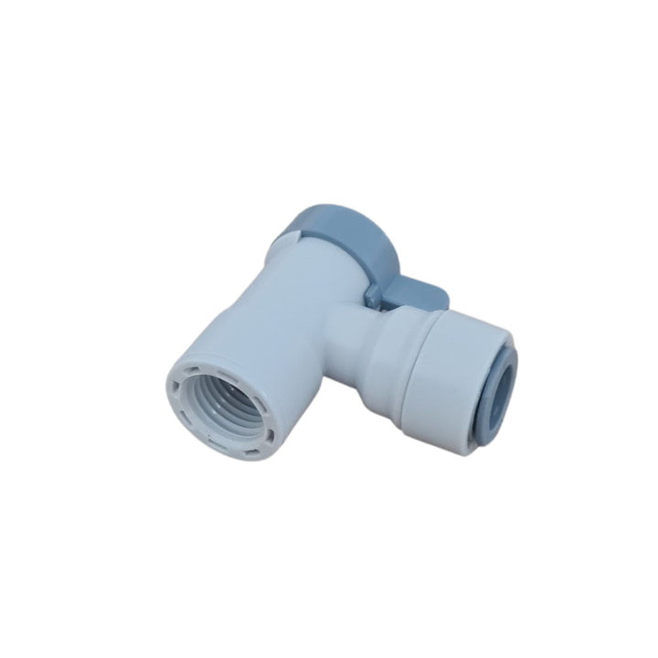 Hommix Double O Ring RO (Reverse Osmosis) Tank Valve 1/4" BSP - 3/8" Push Fitting - Hommix UK