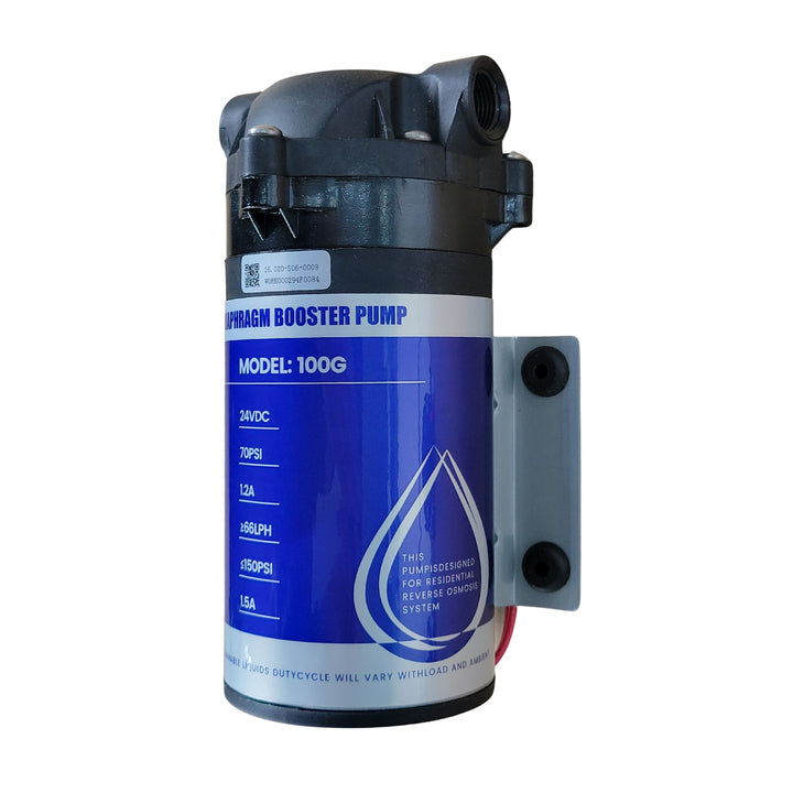 Hommix 100GPD Diaphragm Self Priming Booster Pump for Reverse Osmosis (RO) Systems