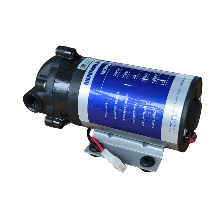 Hommix 100GPD Diaphragm Self Priming Booster Pump for Reverse Osmosis (RO) Systems