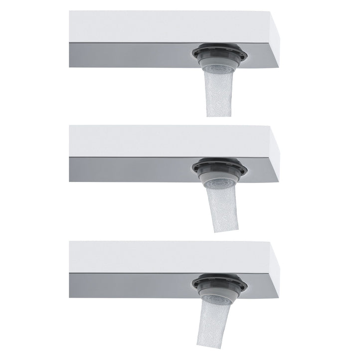 Hommix Rubineta Thermo-3F-Olo Chrome Concealed & Wall Mounted Shower Set