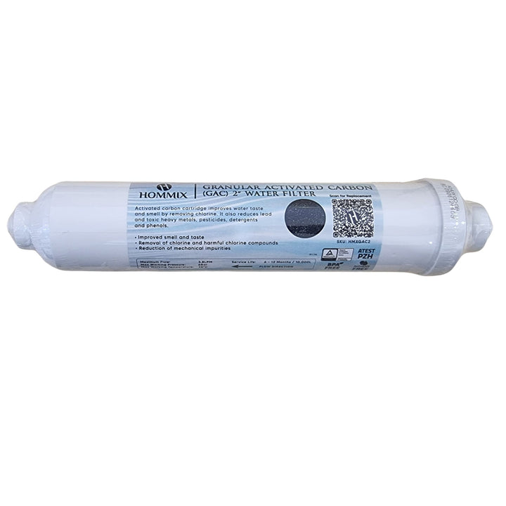 Hommix Granular Activated Carbon (GAC) 2” Water Filter Cartridge - Hommix UK