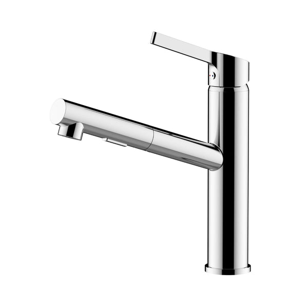 Hommix Rubineta Bruno-21  Pull Out Kitchen Mixer Tap Chrome