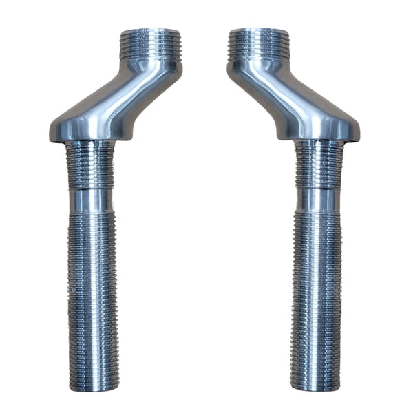Hommix 304 Stainless Steel Extension Inlet Fittings For Twin Pedestal or Restaurant Bridged Pre-Rinse Taps