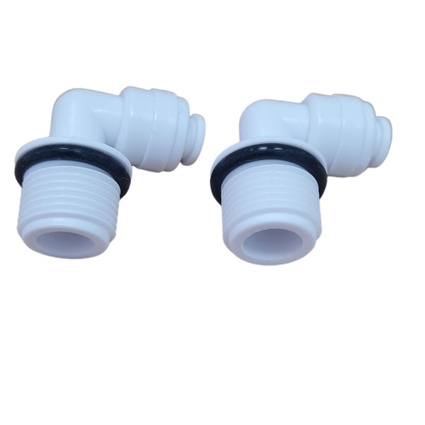 Hommix 1/4" Push Fit to 3/8" Male Thread NPT Elbow For RO Pump - Hommix UK