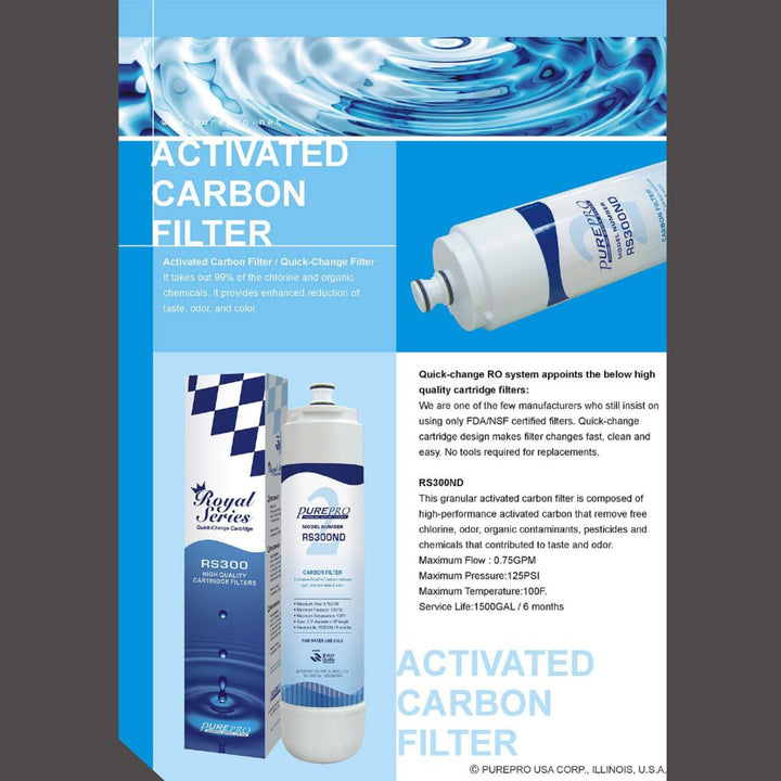 PurePro RS300 Replacement Filters Set (RS300ST, RS300ND, RS300RD)