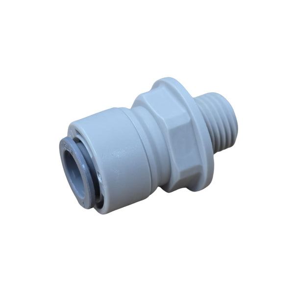 Hommix Double O-Ring 3/8" Push Fit to 1/4" Thread Adapter