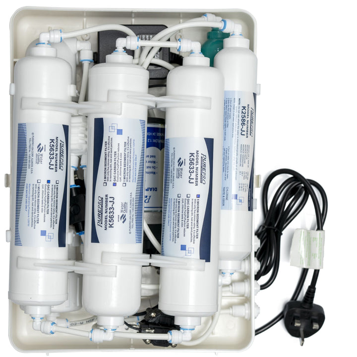 Hommix M800 Pumped 6 stage RO Under Sink Drinking Water Filter System with Alkaline PH - Hommix UK