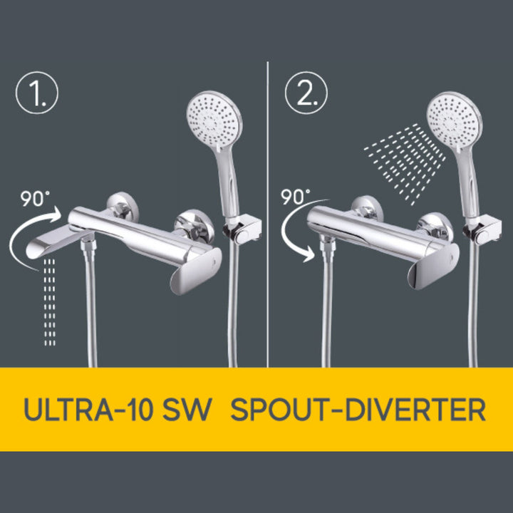 Hommix Rubineta ULTRA-10 Bathroom Mixer & Shower - Hommix UK