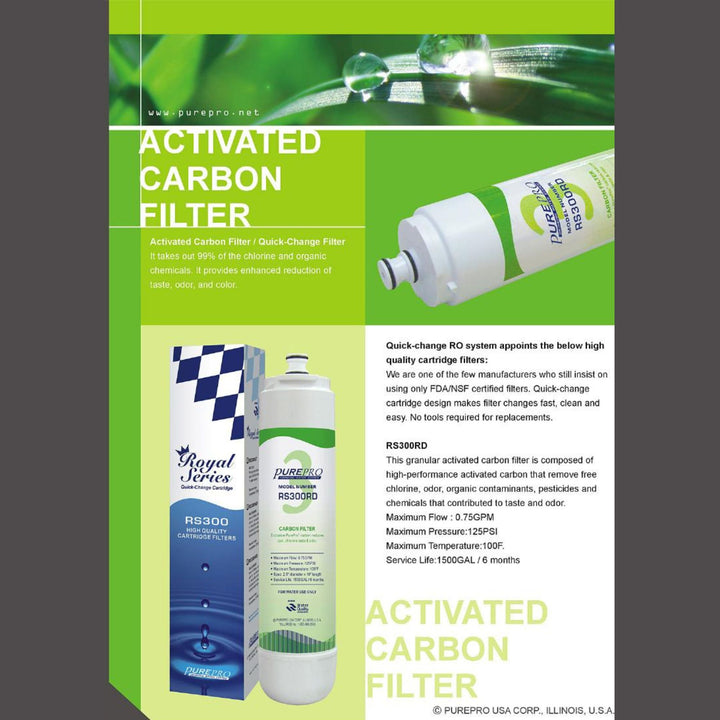 PurePro RS300 Replacement Filters Set (RS300ST, RS300ND, RS300RD)