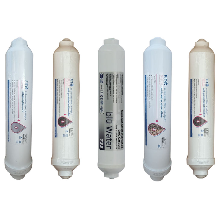 Compact RO 6 Stage Replacement Water Filter Set with Alkaline - Hommix UK