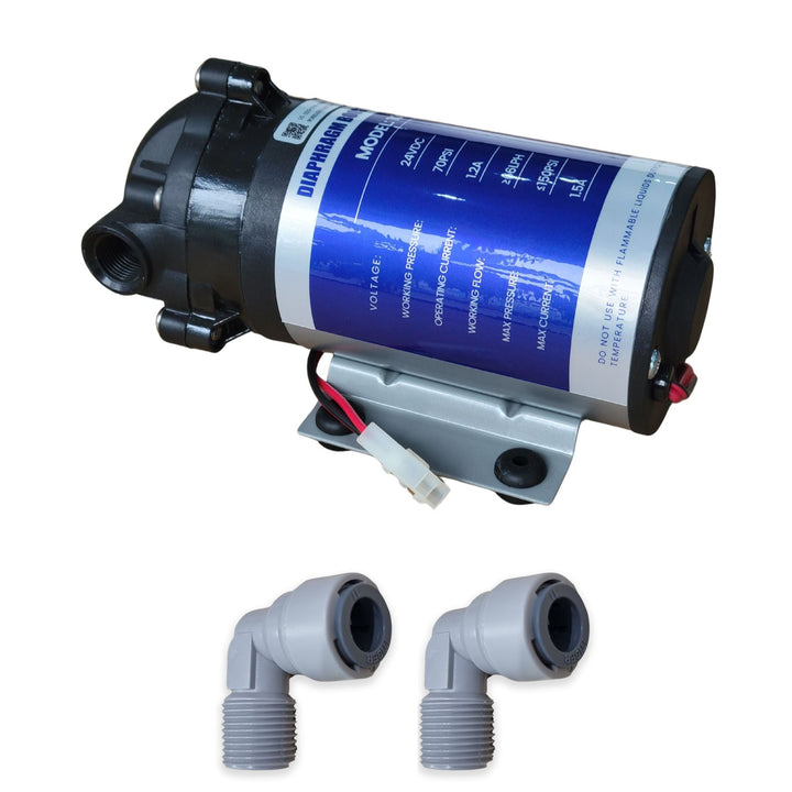 Hommix 600GPD Diaphragm Self Priming Booster Pump for Reverse Osmosis (RO) Systems
