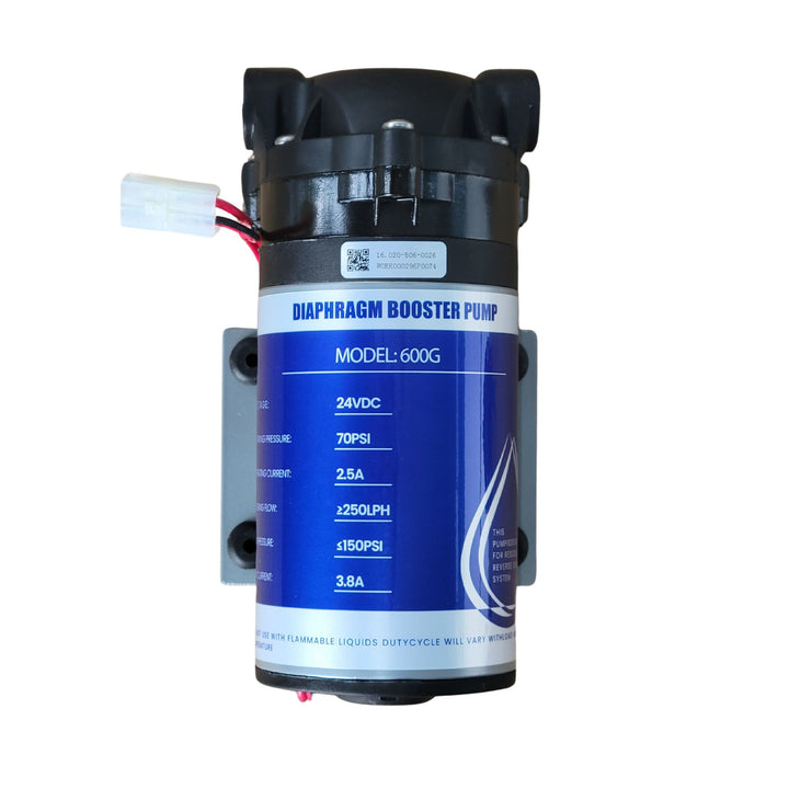 Hommix 600GPD Diaphragm Self Priming Booster Pump for Reverse Osmosis (RO) Systems