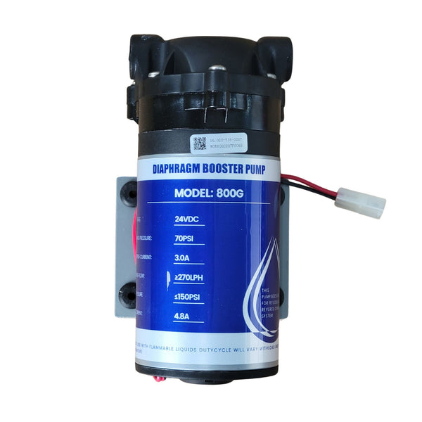 Hommix 800GPD Diaphragm Self Priming Booster Pump for Reverse Osmosis (RO) Systems