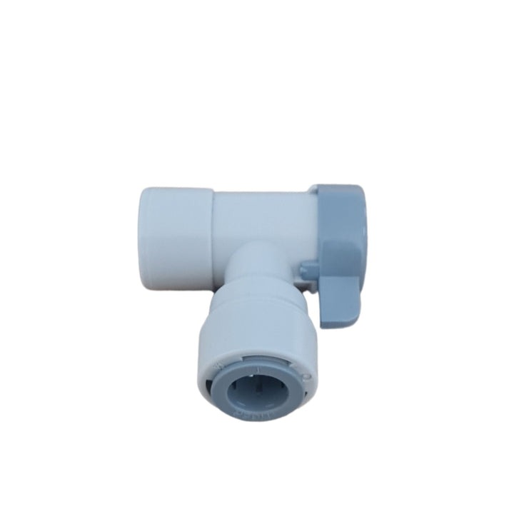 Hommix Double O Ring RO (Reverse Osmosis) Tank Valve 1/4" BSP - 3/8" Push Fitting - Hommix UK