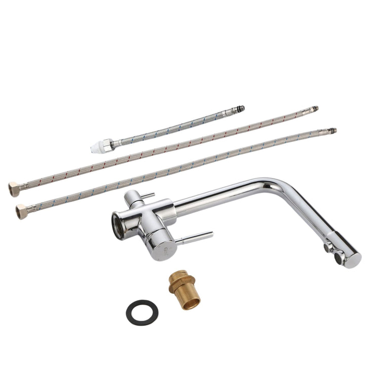 Hommix Ultra UF & Softening Drinking Water Filter with Berta Brushed Brass