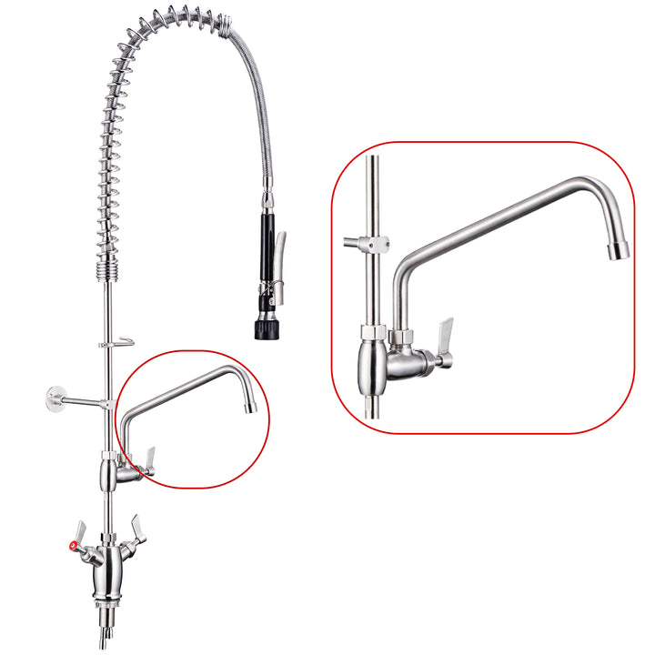 Hommix Udine Commercial Restaurant Kitchen Pre-Rinse Spray Tap - Hommix UK