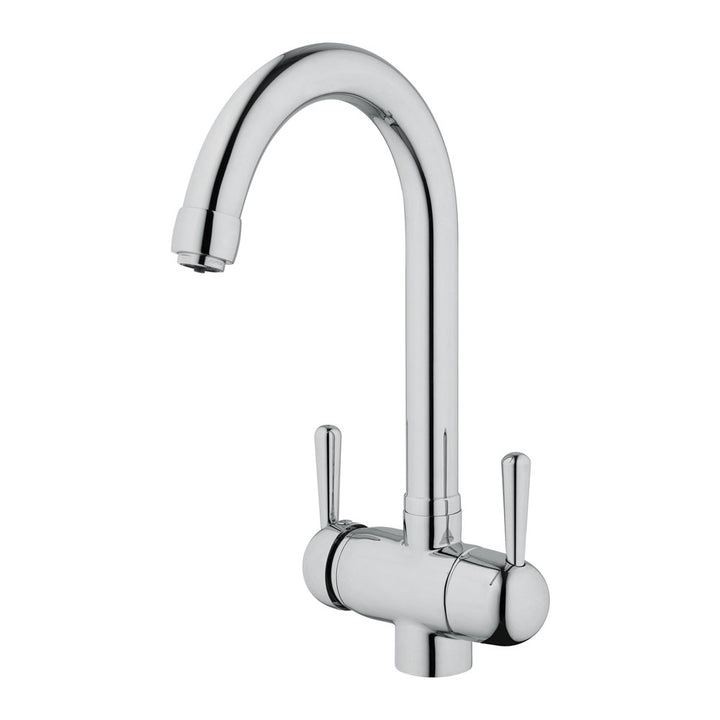 Hommix Pardenia Chrome 3-Way Tap & Advanced Single Filter Under-sink Drinking Water & Filter Kit - Hommix UK