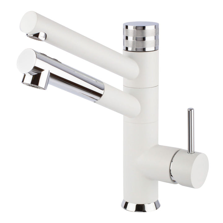 Hommix Sicilia White 3-Way Pull-Out Tap & Advanced Single Filter Under-sink Drinking Water & Filter Kit - Hommix UK