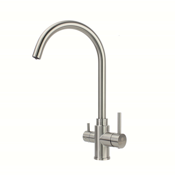 Hommix Pisa Brushed 304 Stainless Steel 3-Way Tap (Triflow Filter Tap)