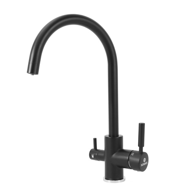Hommix Verona Black 3-Way Tap (Triflow Filter Tap)