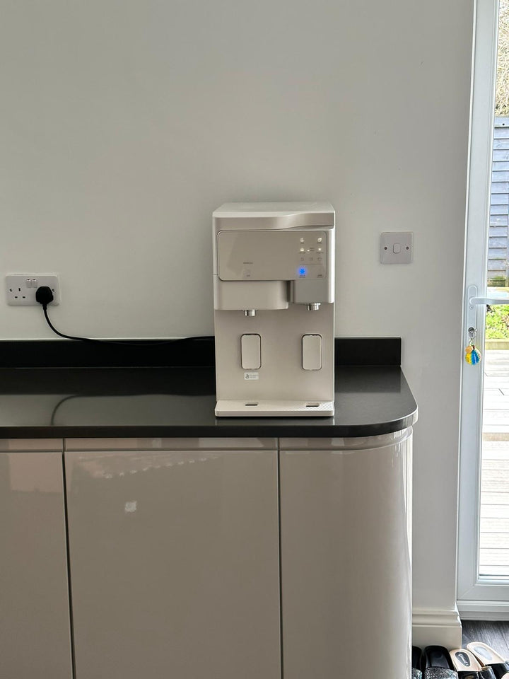 Hommix sanitRO 3-in-1 Luxury Countertop Reverse Osmosis Filtration System - Oatmeal Beige - Hommix UK