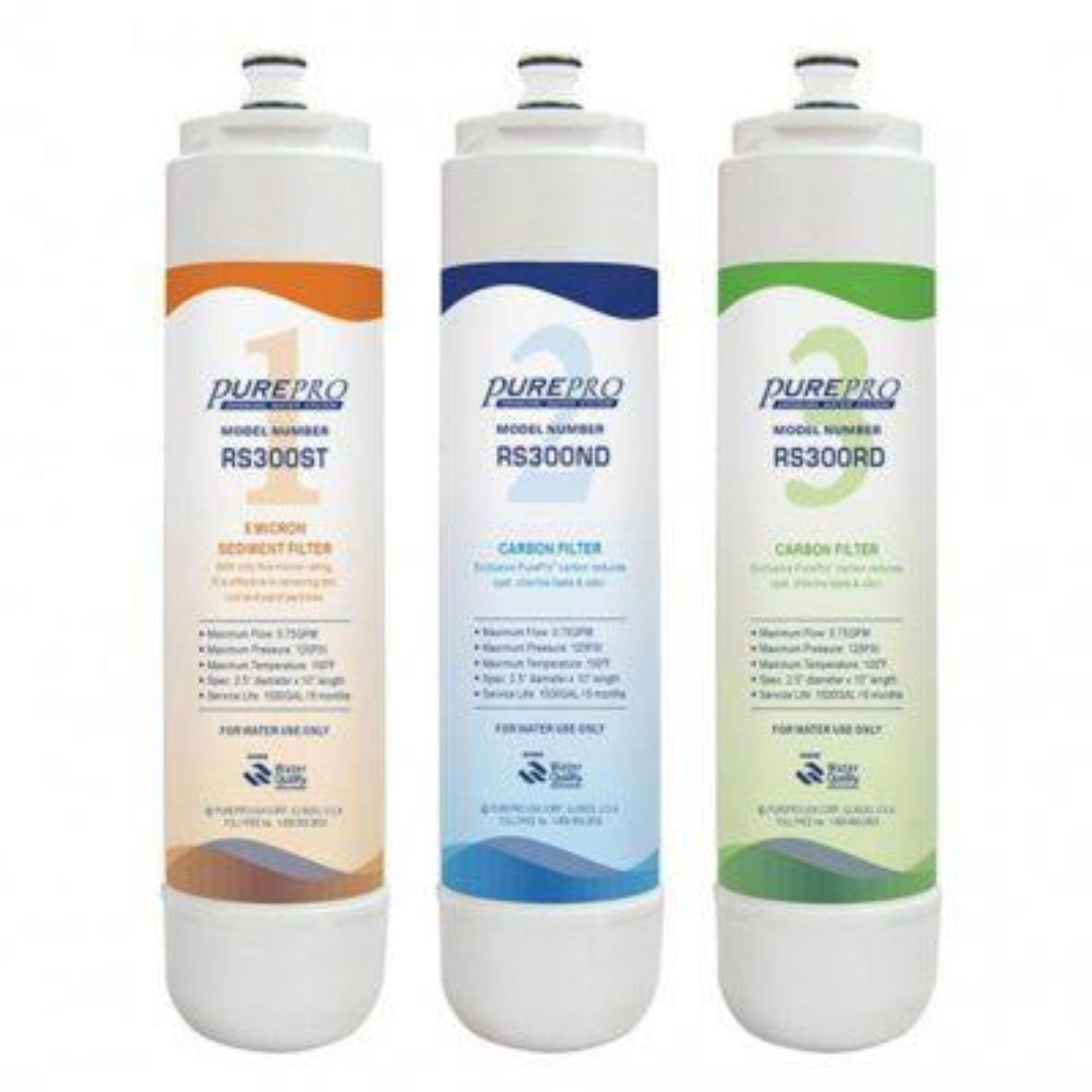 PurePro RS300 Replacement Filters Set (RS300ST, RS300ND, RS300RD