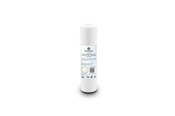 Hommix Meltblown Sediment (5 Micron) Water Filter Cartridge 2.5" x 10"