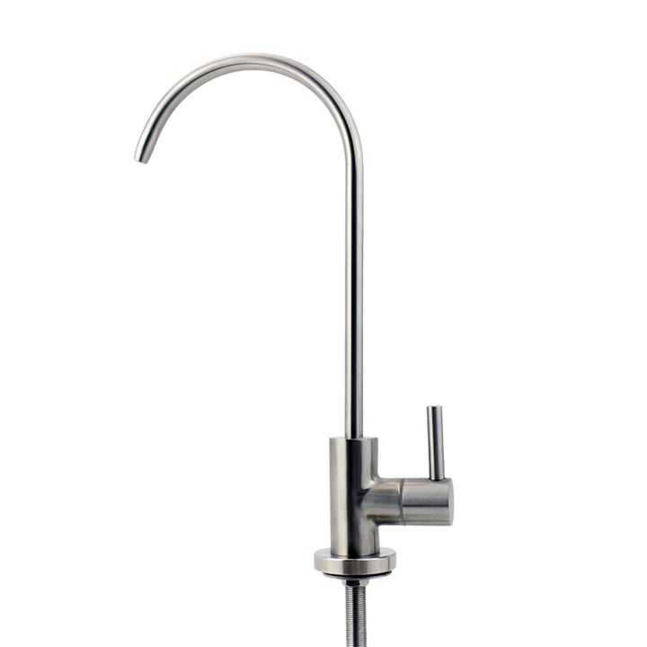 Hommix Lily Brushed 304 Stainless Steel Single Water Dispensing Tap - Hommix UK