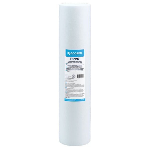 Ecosoft 4.5" X 20" PP Melt Blown Sediment Filter BB20 (20 micron) (CPV452020ECO)