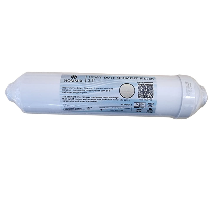 Hommix Heavy Duty Sediment 2.5” Water Filter Cartridge - Hommix UK