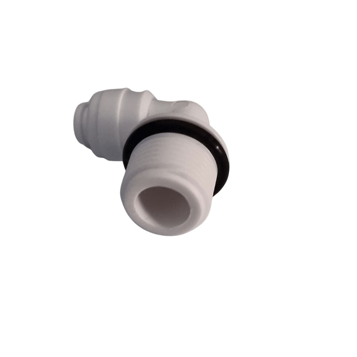 1/4" Push Fit to 3/8" Male Thread NPT Elbow For RO Pump - Hommix UK