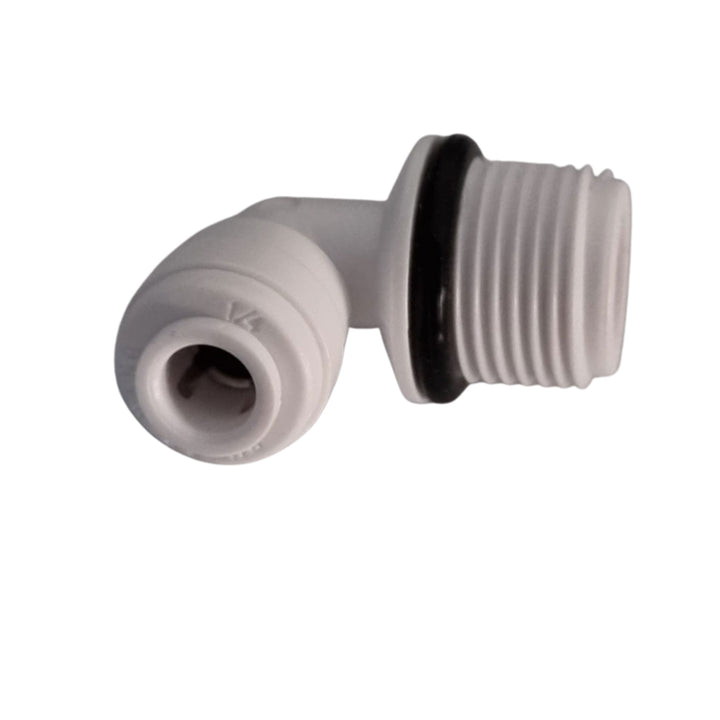 1/4" Push Fit to 3/8" Male Thread NPT Elbow For RO Pump - Hommix UK