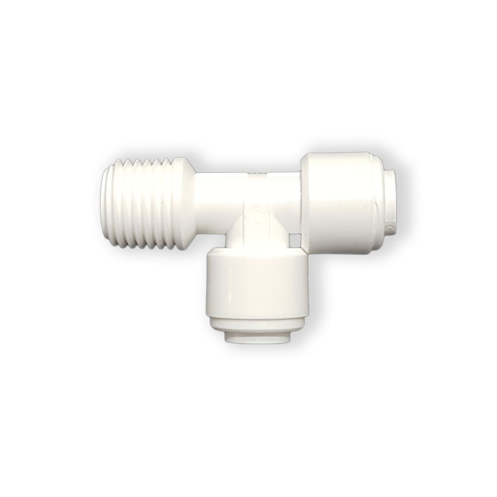 Double O Ring 3/8 Push Fit Straight to 1/4 Push Fit (Tee Conn Double O Ring 3/8 Push Fit Straight to 1/4 Push Fit (Tee Conn