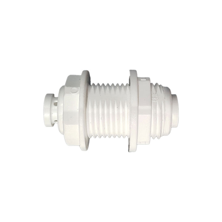 1/4" Push Fit to 1/4" Push Fit Bulk Head Connector - Hommix UK
