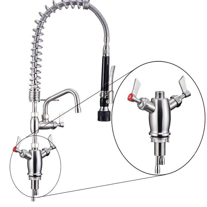 Hommix Udine Commercial Kitchen Pre-Rinse Spray Tap - Hommix UK