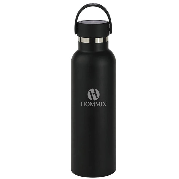 Hommix Ceramic Coated Reusable Bottle 600ml - Black - Hommix UK