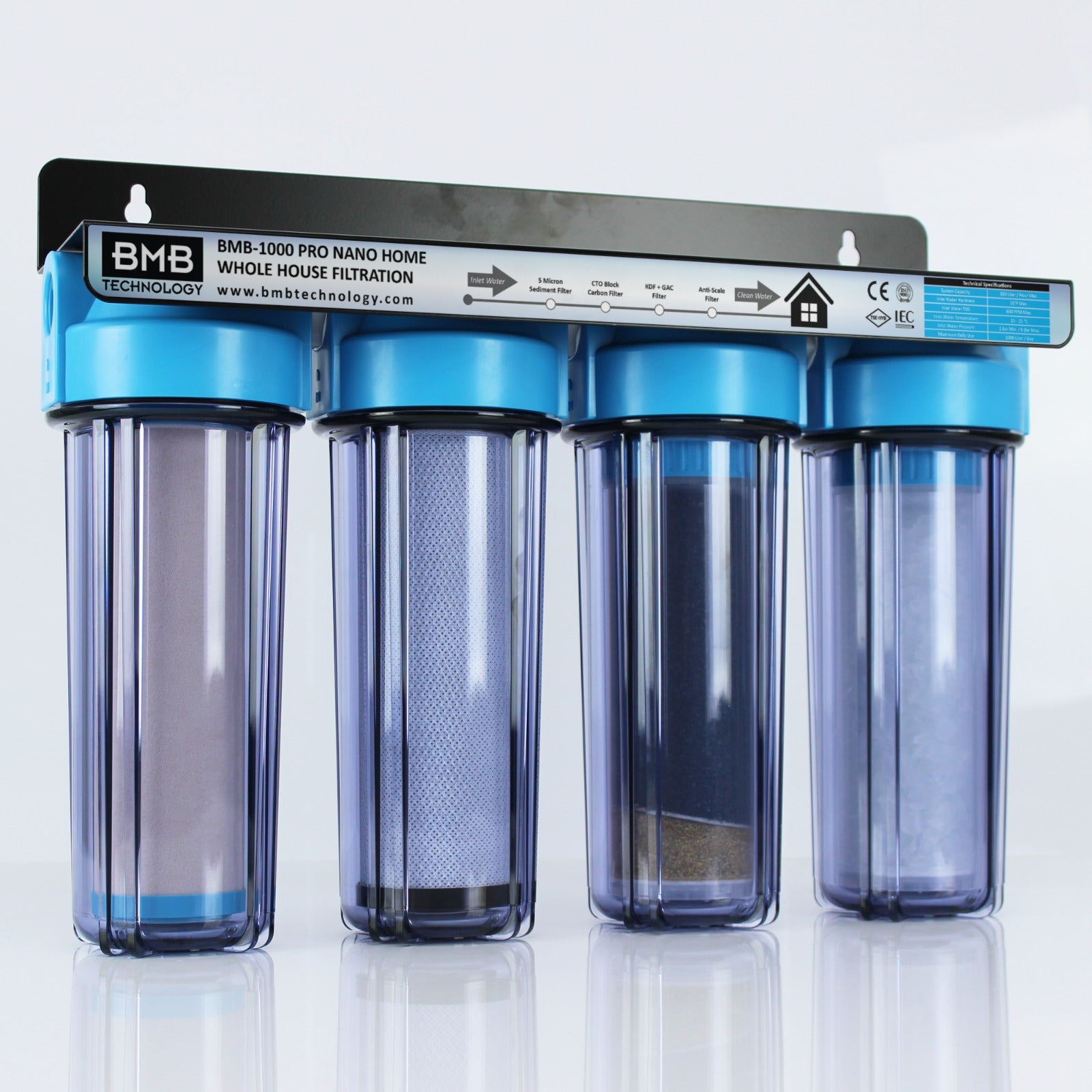 BMB-1000 Hydra Whole House Water Filtration System (Point-of-Entry ...
