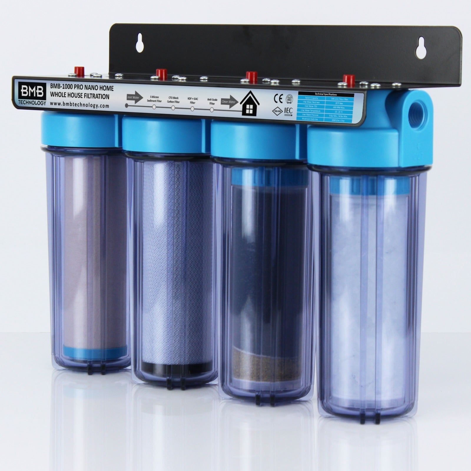BMB-1000 Hydra Whole House Water Filtration System (Point-of-Entry ...