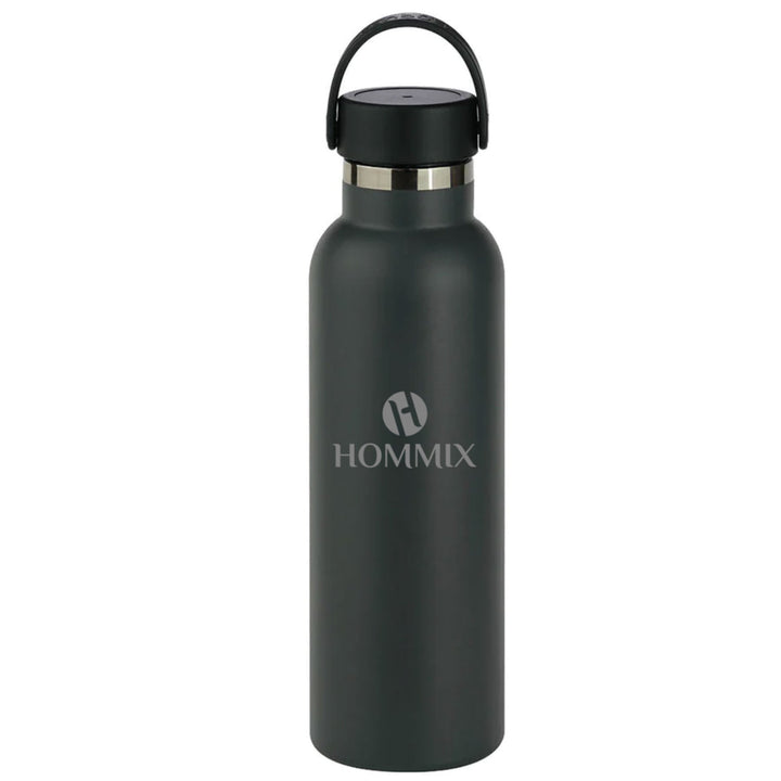 Hommix Ceramic Coated Reusable Bottle 600ml - Grey - Hommix UK