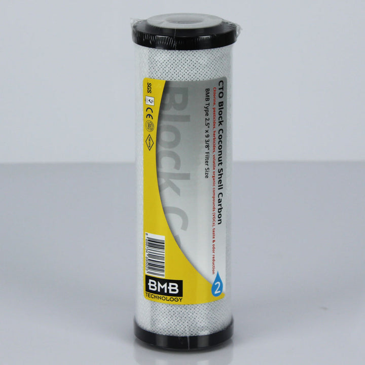 CTO Block Coconut Shell Carbon Replacement Filter (BMB 9.5") - Hommix UK
