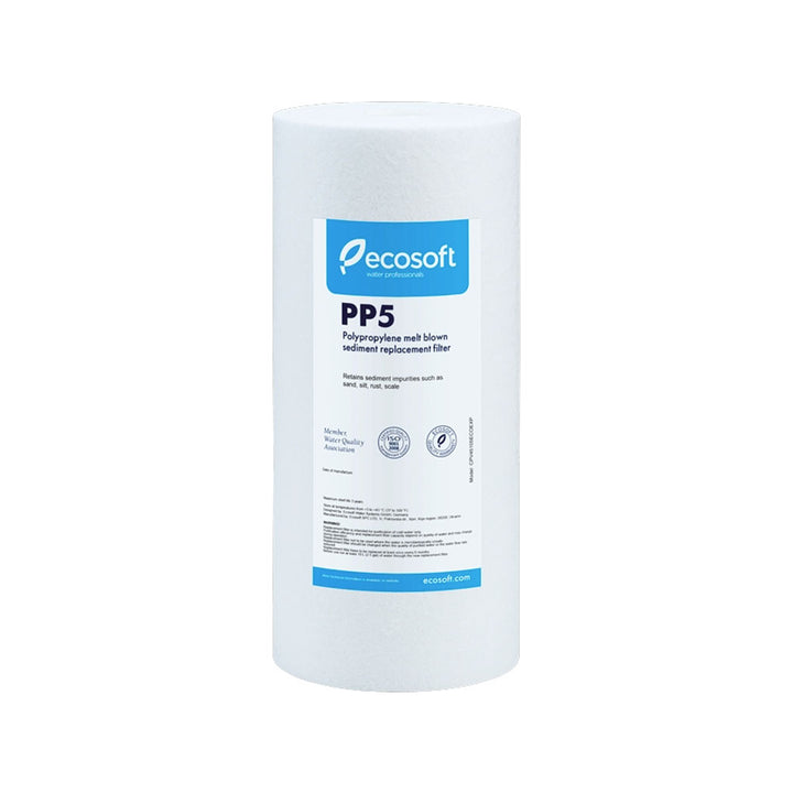 Ecosoft 4.5" × 10" PP Melt Blown Sediment (5 Micron) Replacement Filter - Hommix UK