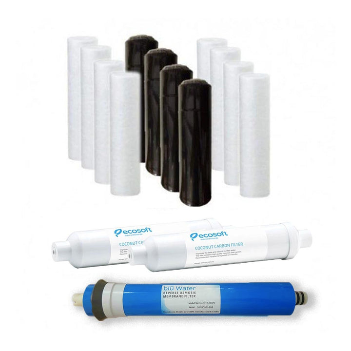 Ecosoft Reverse Osmosis 2 Years Bundle Pack (Reverse Osmosis - RO5 System) - Hommix UK