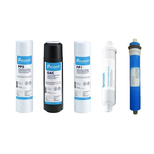 Ecosoft RO5 Full Set Replacement Filters Pack - Hommix UK