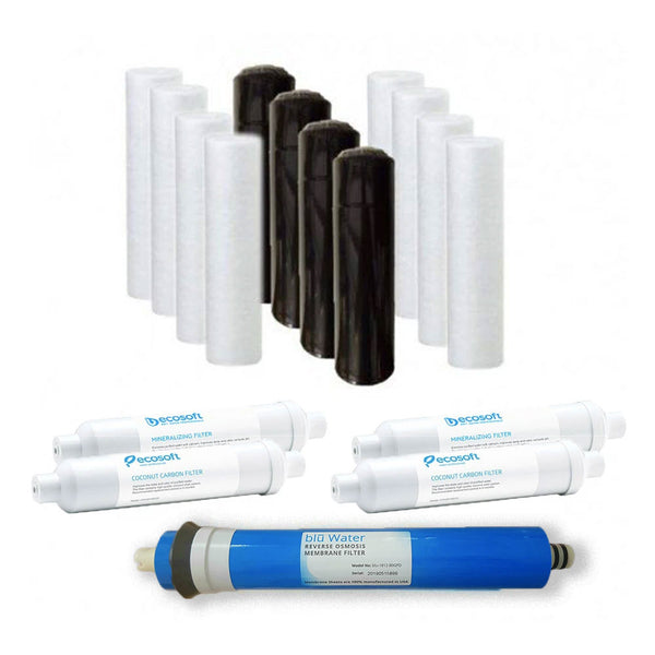 Ecosoft Reverse Osmosis 2-Year Bundle Pack (for Ecosoft 6 Stage Systems - RO6) - Hommix UK