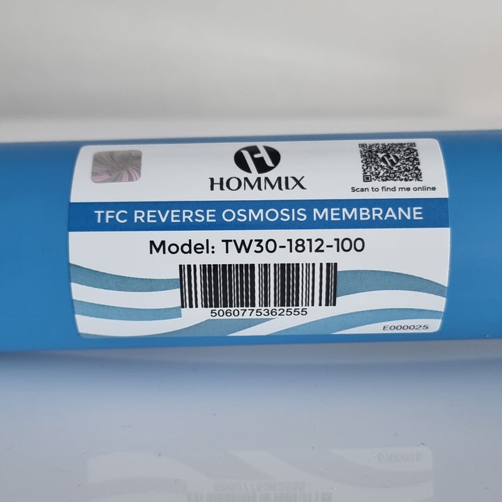 Hommix 100GPD Reverse Osmosis (RO) Membrane (TW30-1812-100) - Hommix UK
