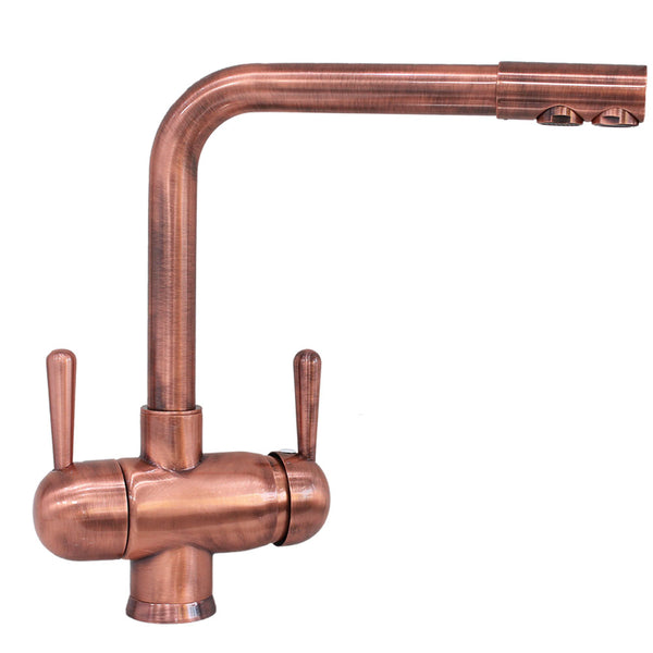 Hommix Parma Copper 3-Way Tap (Triflow Filter Tap) - Hommix UK