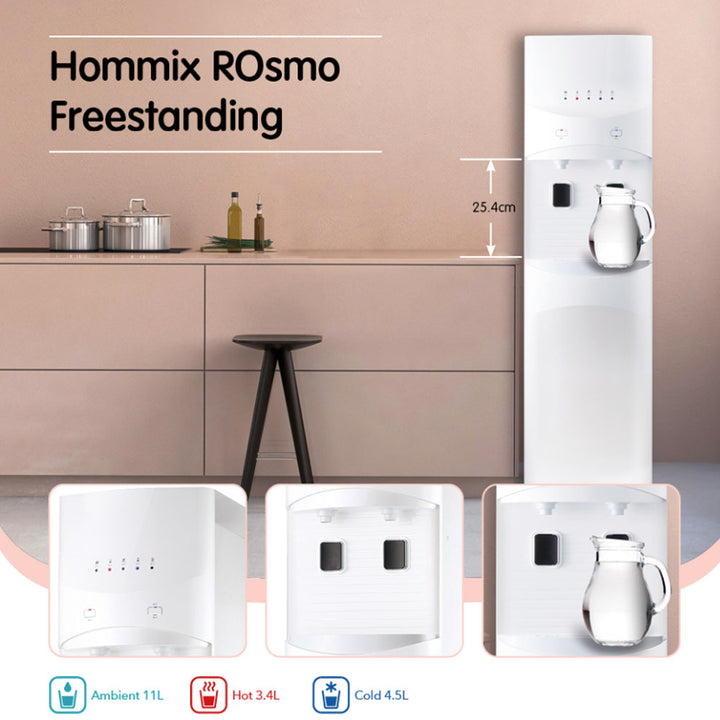 Hommix ROsmo Tall 3-in-1 Freestanding Reverse Osmosis Filtration System - Hommix UK